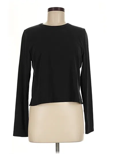 Pre-owned Lululemon Athletica Long Sleeve T-shirt In Black
