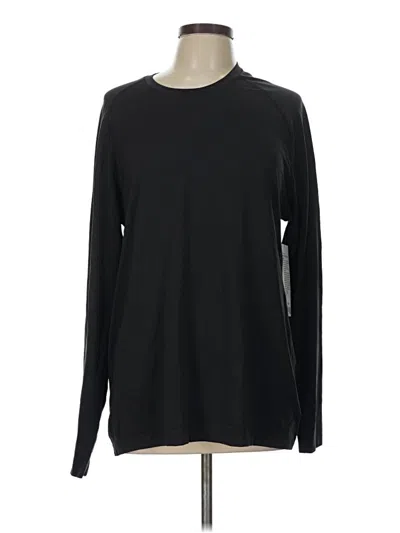 Pre-owned Lululemon Athletica Long Sleeve T-shirt In Black