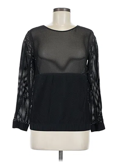 Pre-owned Lululemon Athletica Long Sleeve T-shirt In Black
