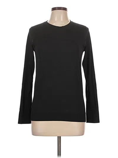 Pre-owned Lululemon Athletica Long Sleeve T-shirt In Black