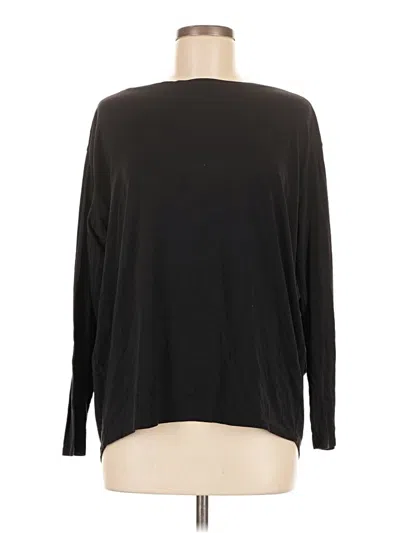 Pre-owned Lululemon Athletica Long Sleeve T-shirt In Black
