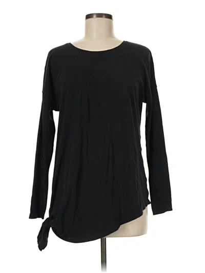 Pre-owned Lululemon Athletica Long Sleeve T-shirt In Black