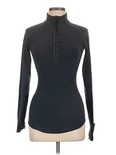 Pre-owned Lululemon Athletica Long Sleeve T-shirt In Black