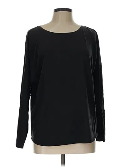 Pre-owned Lululemon Athletica Long Sleeve T-shirt In Black