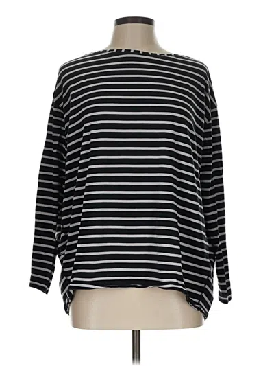 Pre-owned Lululemon Athletica Long Sleeve T-shirt In Black