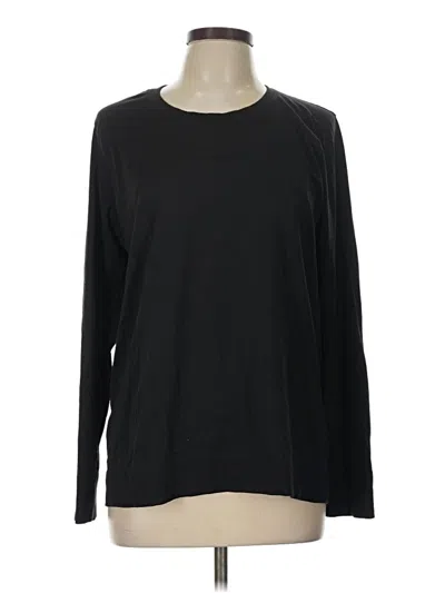 Pre-owned Lululemon Athletica Long Sleeve T-shirt In Black