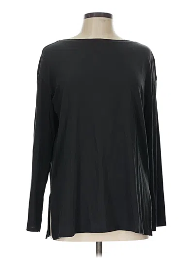 Pre-owned Lululemon Athletica Long Sleeve T-shirt In Black