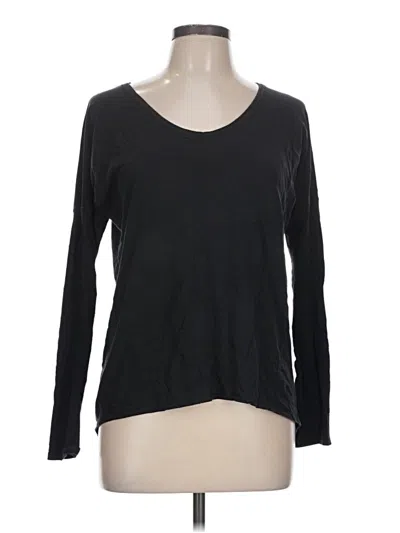 Pre-owned Lululemon Athletica Long Sleeve T-shirt In Black