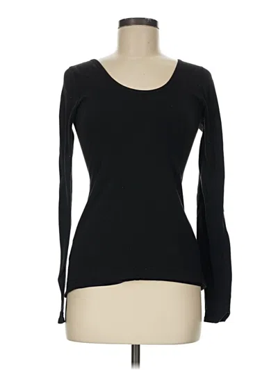 Pre-owned Lululemon Athletica Long Sleeve T-shirt In Black