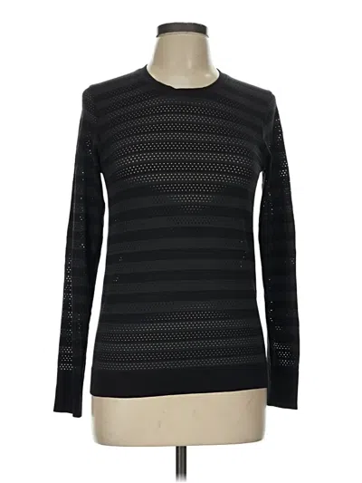 Pre-owned Lululemon Athletica Long Sleeve T-shirt In Black