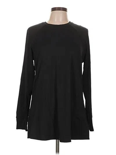 Pre-owned Lululemon Athletica Long Sleeve T-shirt In Black