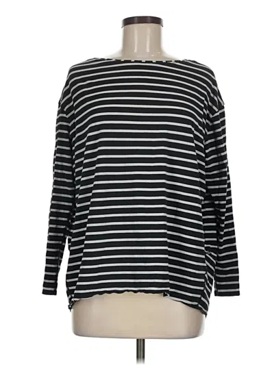 Pre-owned Lululemon Athletica Long Sleeve T-shirt In Black