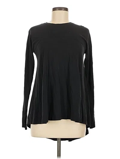 Pre-owned Lululemon Athletica Long Sleeve T-shirt In Black
