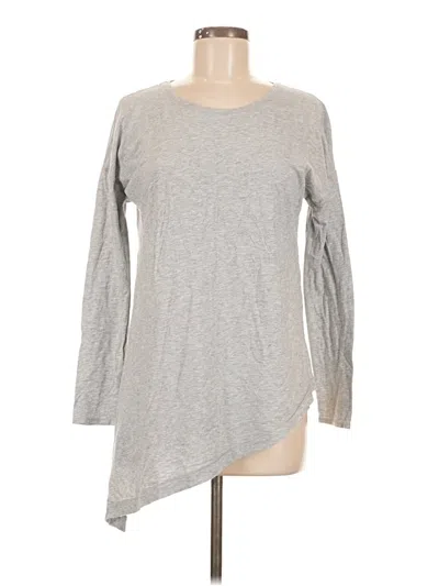 Pre-owned Lululemon Athletica Long Sleeve T-shirt In Gray