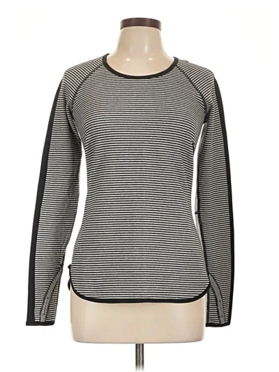 Pre-owned Lululemon Athletica Long Sleeve T-shirt In Gray