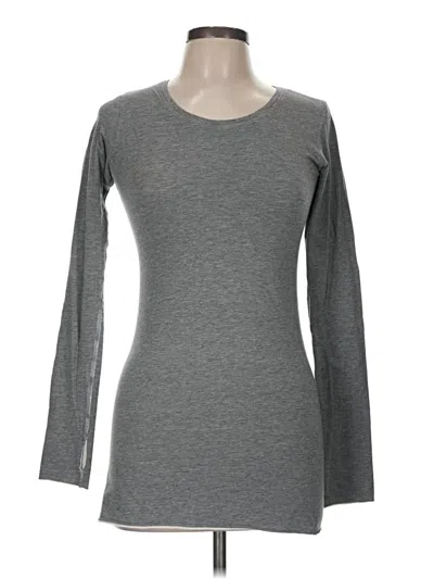 Pre-owned Lululemon Athletica Long Sleeve T-shirt In Gray