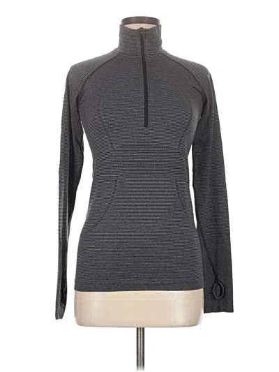 Pre-owned Lululemon Athletica Long Sleeve T-shirt In Gray