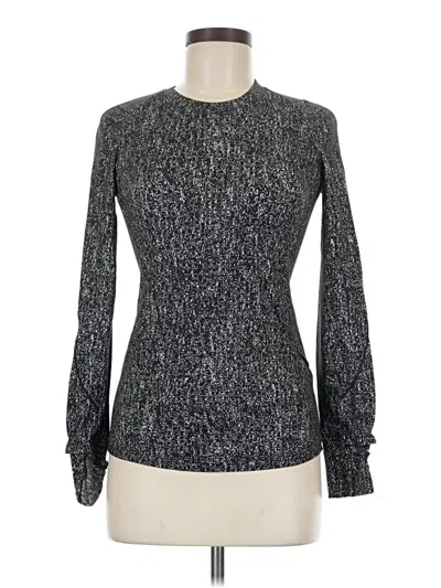 Pre-owned Lululemon Athletica Long Sleeve T-shirt In Gray