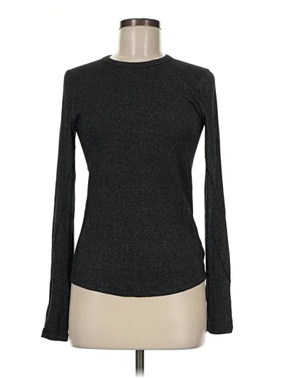 Pre-owned Lululemon Athletica Long Sleeve T-shirt In Gray