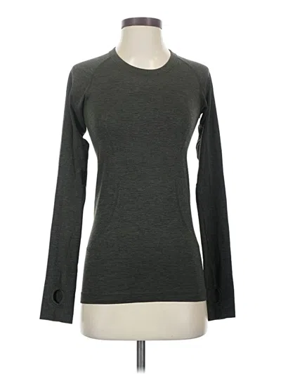 Pre-owned Lululemon Athletica Long Sleeve T-shirt In Gray