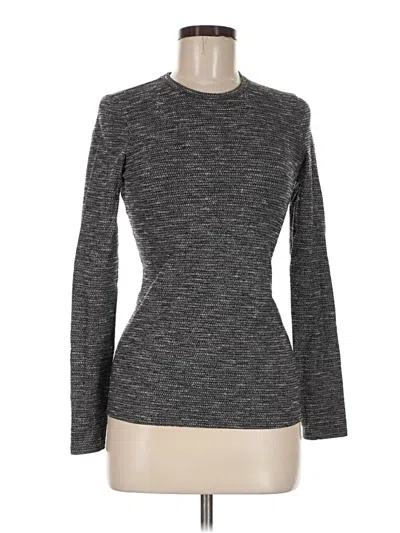 Pre-owned Lululemon Athletica Long Sleeve T-shirt In Gray