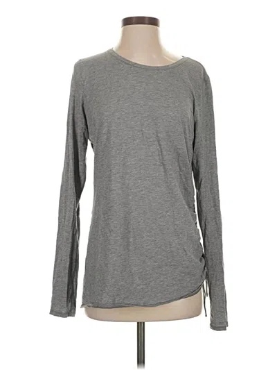 Pre-owned Lululemon Athletica Long Sleeve T-shirt In Gray