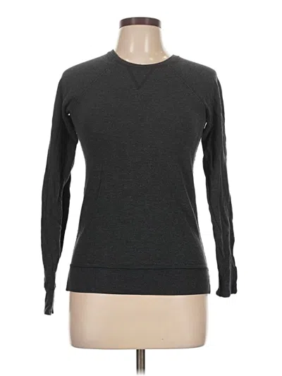 Pre-owned Lululemon Athletica Long Sleeve T-shirt In Gray
