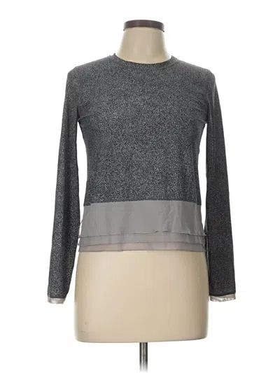 Pre-owned Lululemon Athletica Long Sleeve T-shirt In Gray