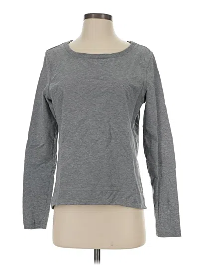 Pre-owned Lululemon Athletica Long Sleeve T-shirt In Gray