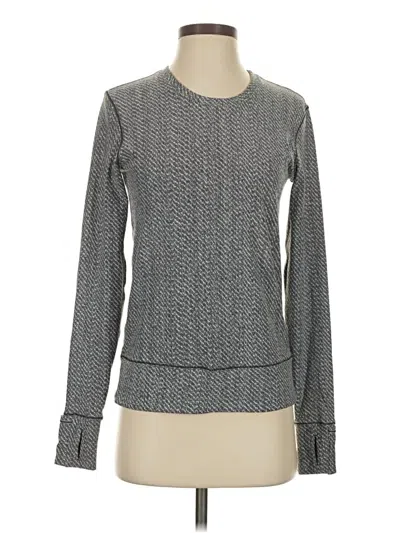 Pre-owned Lululemon Athletica Long Sleeve T-shirt In Gray