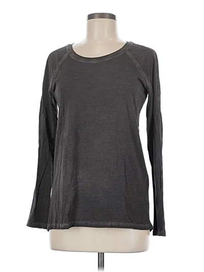 Pre-owned Lululemon Athletica Long Sleeve T-shirt In Gray