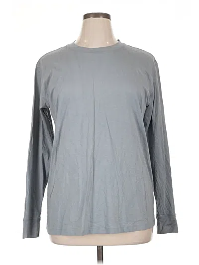 Pre-owned Lululemon Athletica Long Sleeve T-shirt In Gray
