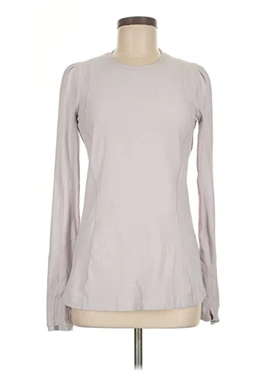 Pre-owned Lululemon Athletica Long Sleeve T-shirt In Pink