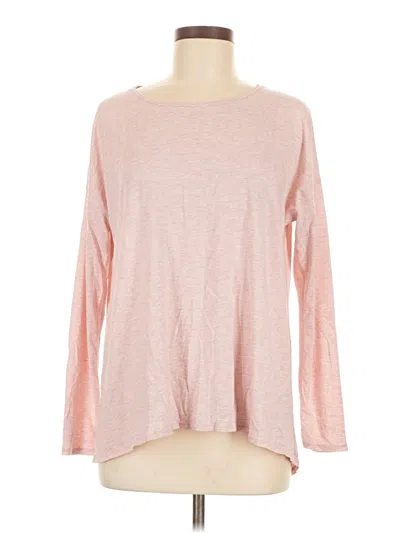 Pre-owned Lululemon Athletica Long Sleeve T-shirt In Pink