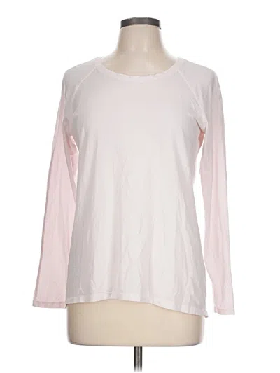 Pre-owned Lululemon Athletica Long Sleeve T-shirt In Pink