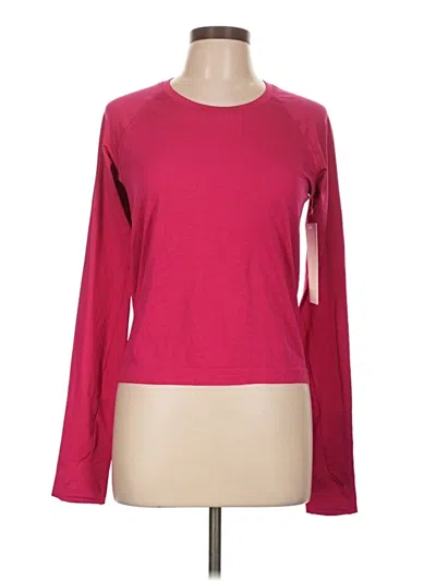 Lululemon Athletica Long Sleeve T-shirt In Pink