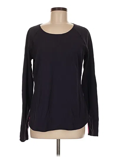 Pre-owned Lululemon Athletica Long Sleeve T-shirt In Purple