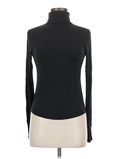 Pre-owned Lululemon Athletica Long Sleeve Turtleneck In Black