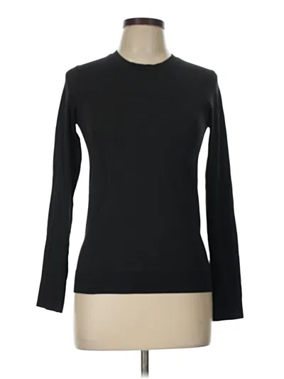 Pre-owned Lululemon Athletica Long Sleeve Turtleneck In Black