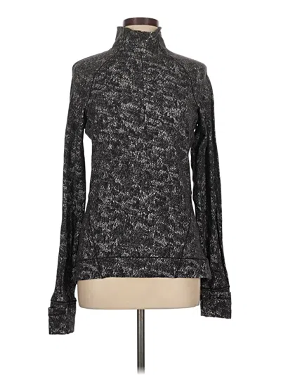 Pre-owned Lululemon Athletica Long Sleeve Turtleneck In Black