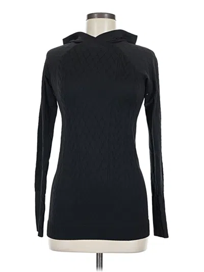 Pre-owned Lululemon Athletica Long Sleeve Turtleneck In Black