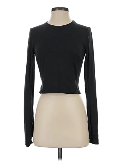 Pre-owned Lululemon Athletica Long Sleeve Turtleneck In Black