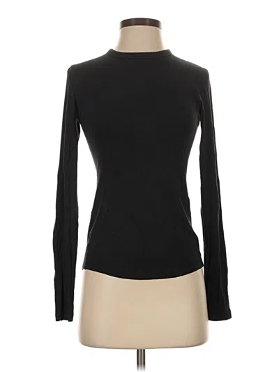 Pre-owned Lululemon Athletica Long Sleeve Turtleneck In Black