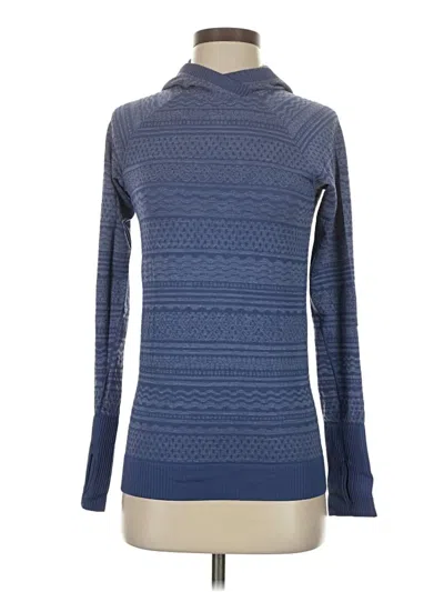 Pre-owned Lululemon Athletica Long Sleeve Turtleneck In Blue