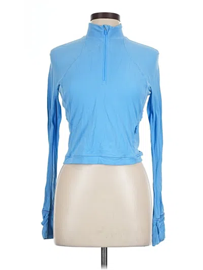 Pre-owned Lululemon Athletica Long Sleeve Turtleneck In Blue