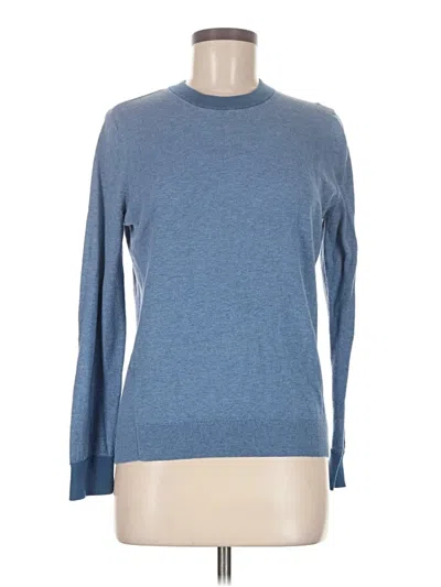 Pre-owned Lululemon Athletica Long Sleeve Turtleneck In Blue