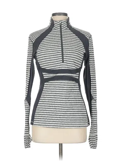 Pre-owned Lululemon Athletica Long Sleeve Turtleneck In Gray