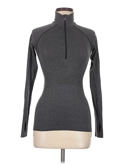 Pre-owned Lululemon Athletica Long Sleeve Turtleneck In Gray