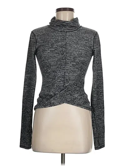 Pre-owned Lululemon Athletica Long Sleeve Turtleneck In Gray