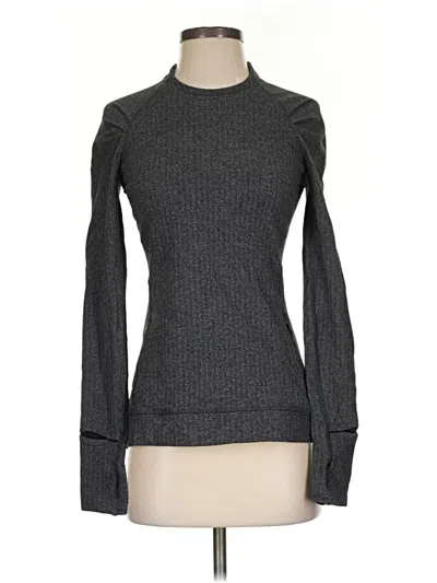 Pre-owned Lululemon Athletica Long Sleeve Turtleneck In Gray